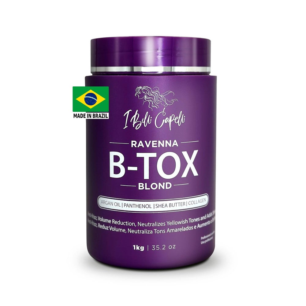 I Belli Capelli Ravenna B-tox: bouteille du traitement blond pour neutraliser les reflets jaunes