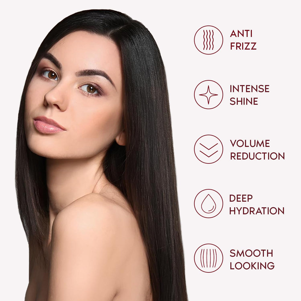 Crème Ravenna B-tox appliquée sur cheveux pour masque nourrissant