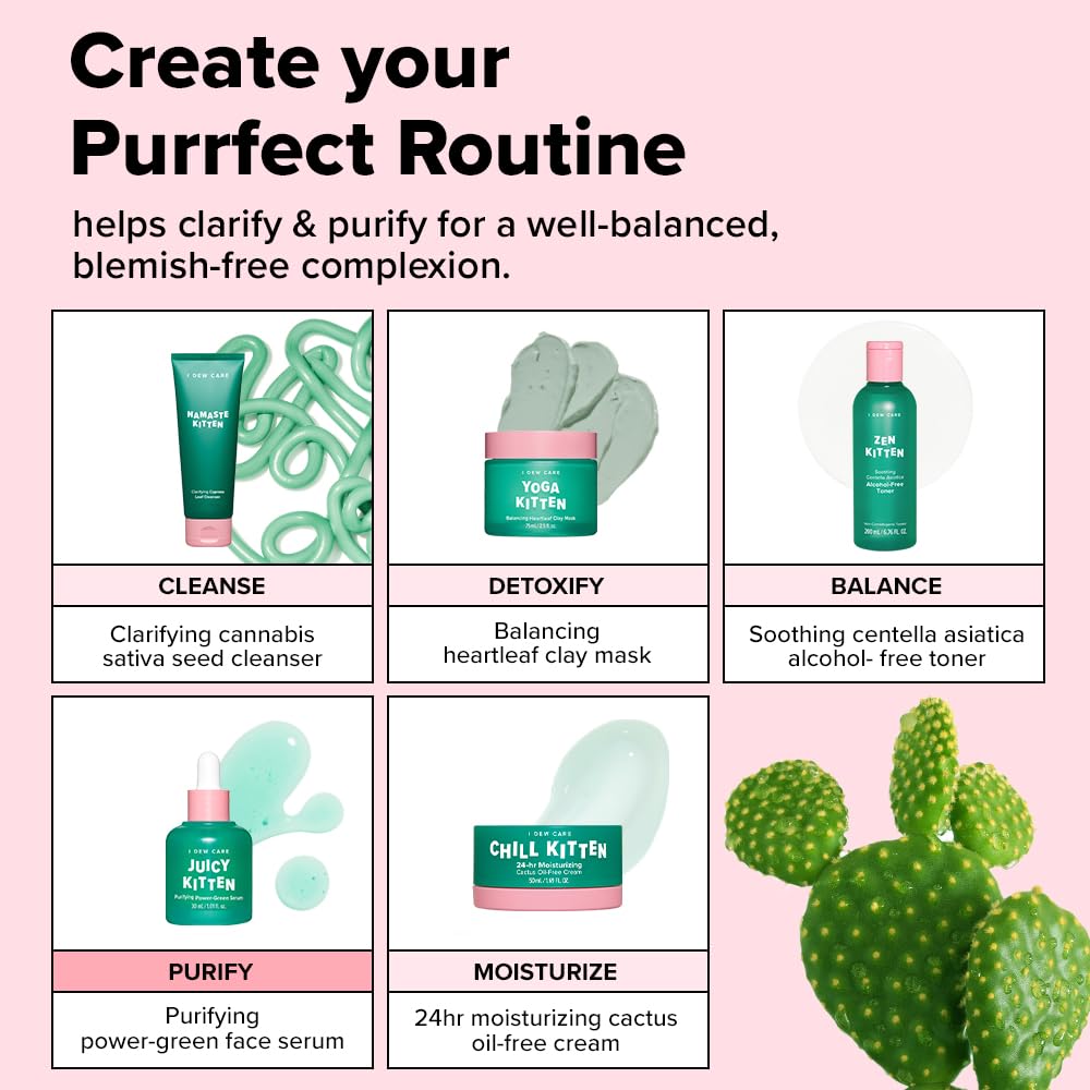 I DEW CARE Juicy Kitten: intégration facile dans une routine coréenne moderne.