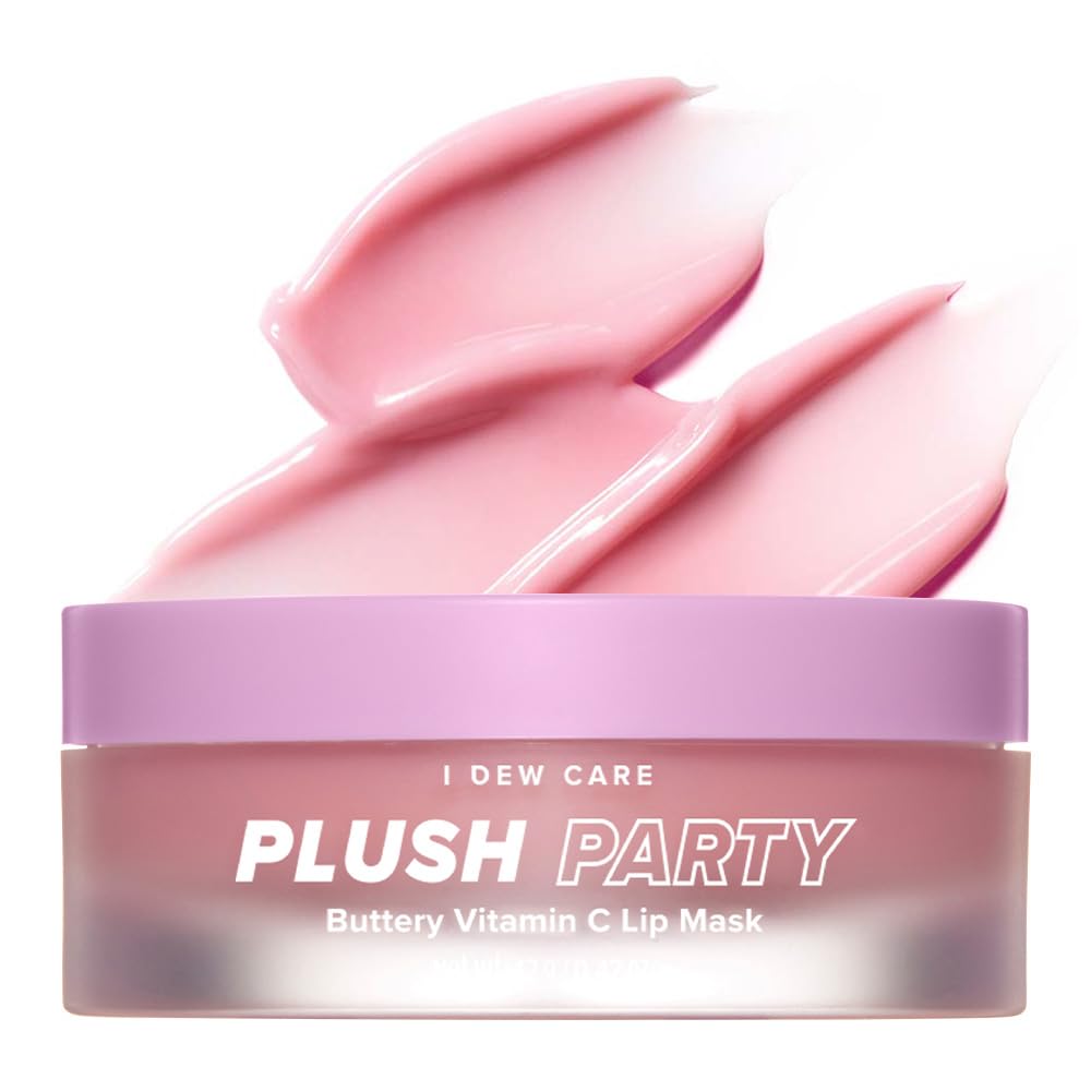 I DEW CARE Plush Party : pot pratique pour un soin nocturne des lèvres.