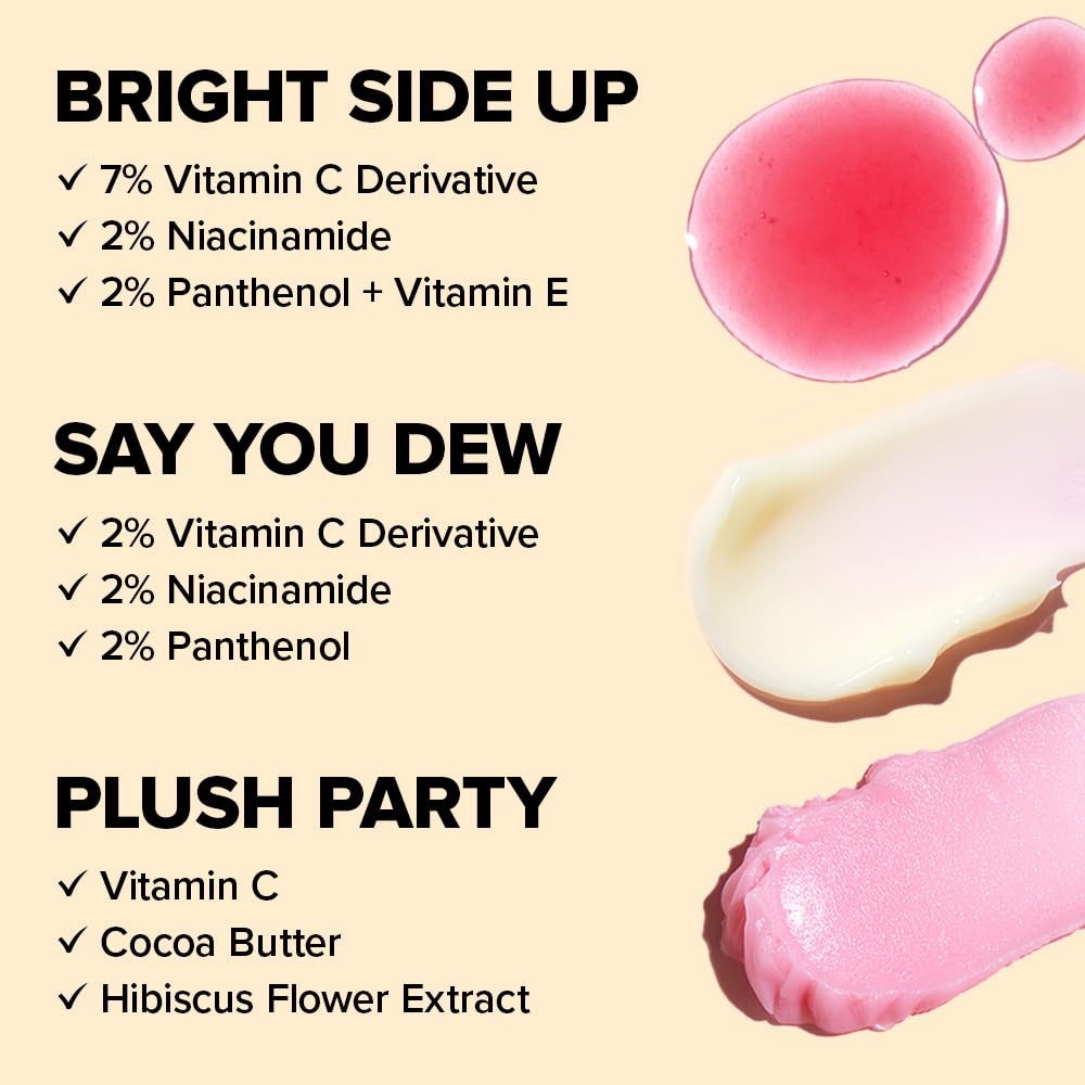 Rituel d'application simple: sérum, crème, puis masque pour peau lumineuse.