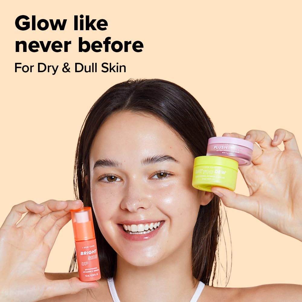 Sérum Bright Side Up d'I DEW CARE pour teint lumineux et uniforme.