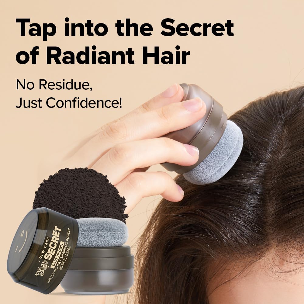 Compagnon brun Tap Secret pour routine cheveux