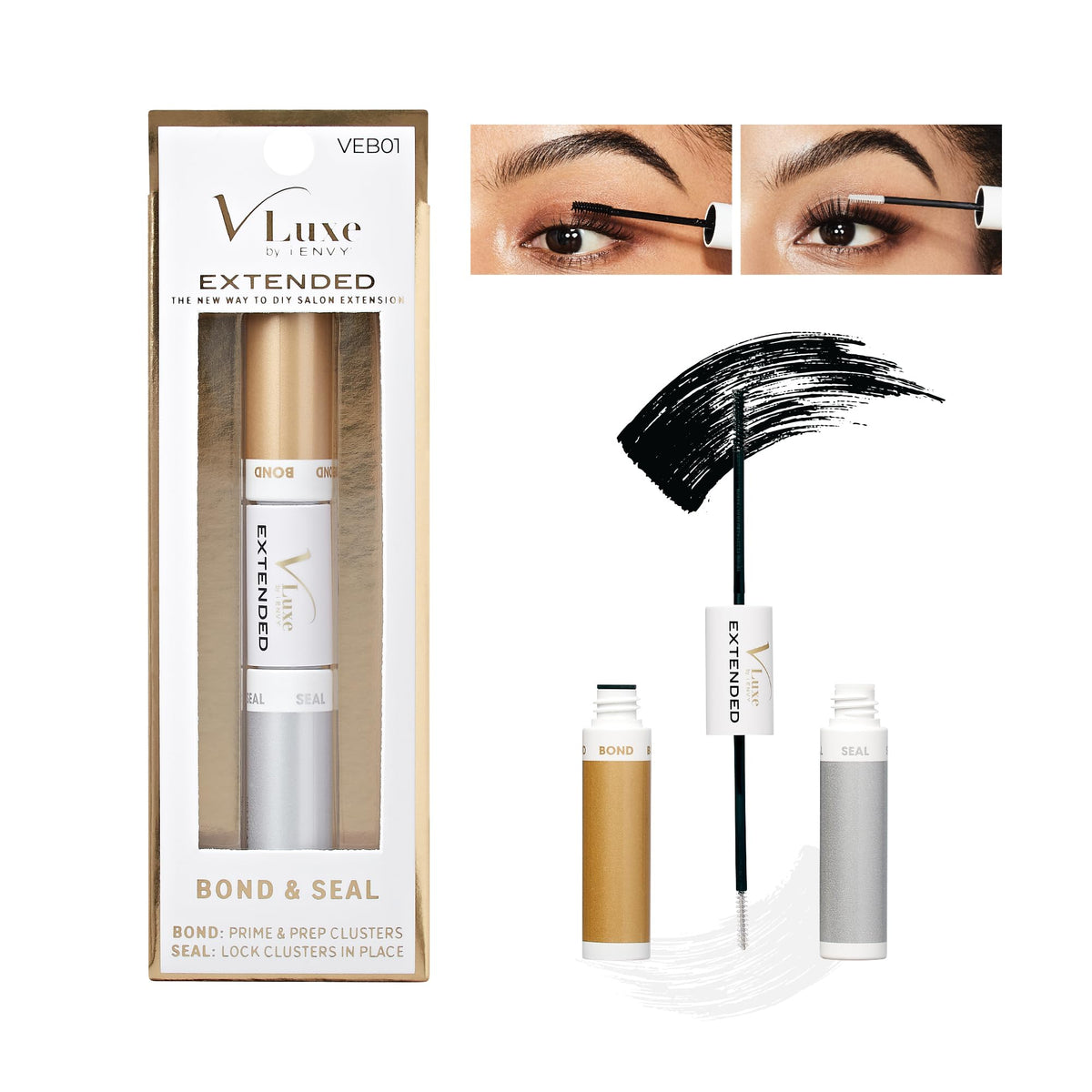 i-envy adhésif extension cils biotine – tenue durable et soin des cils