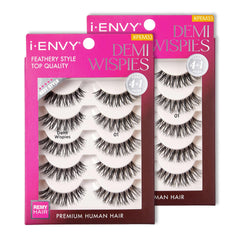 i-ENVY Demi Wispies ensemble 2 packs, apparence naturelle et rapide à obtenir.
