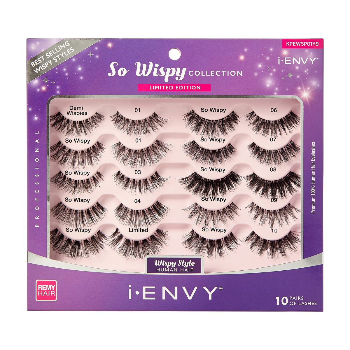 i-ENVY cils wispy avec bande invisible pour un fini discret