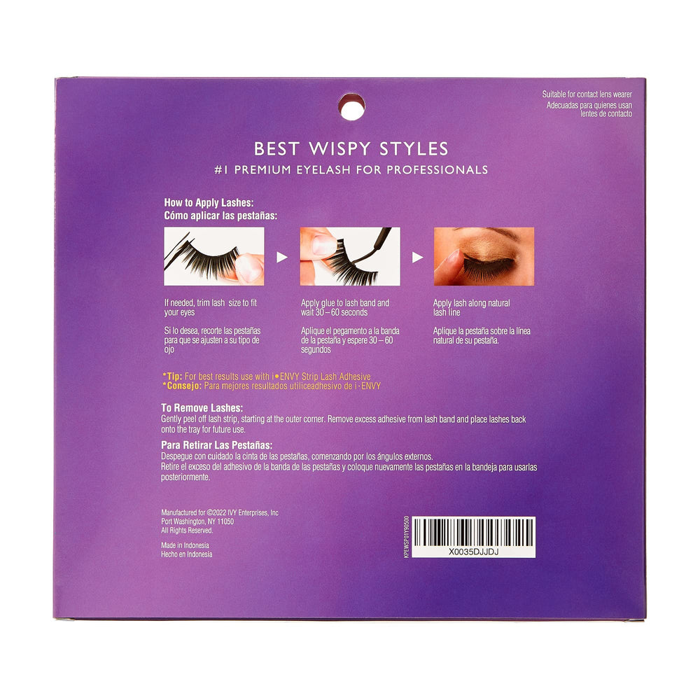 i-ENVY Wispy réutilisables pour maquillage longue durée