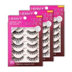 i-ENVY Demi Wispies ensemble 15 paires pour des looks naturels et glamour.