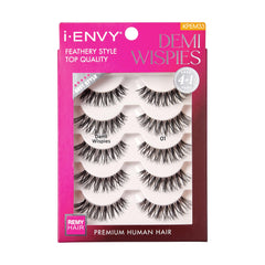 i-ENVY Demi Wispies — paquet 5 paires prêt à l'emploi pour effet naturel