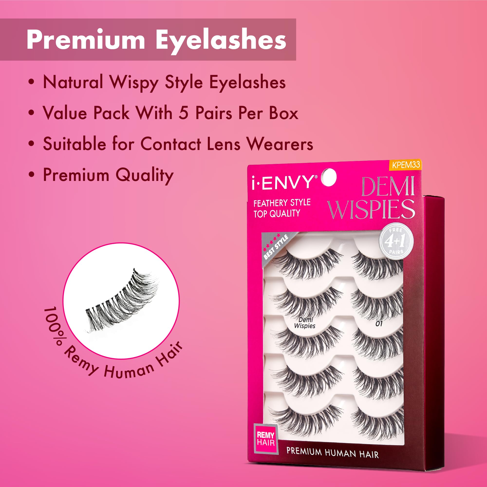 i-ENVY Demi Wispies — volume séduisant et regard plus ouvert