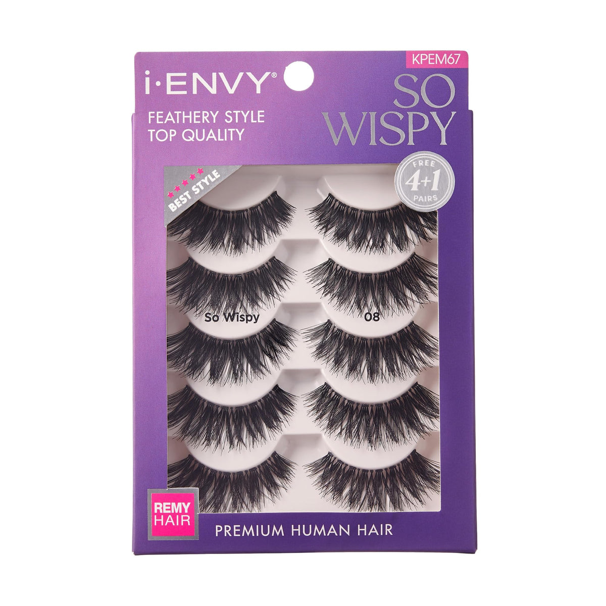 i-envy So Wispy cils dans une boîte élégante, prête à emporter au quotidien.