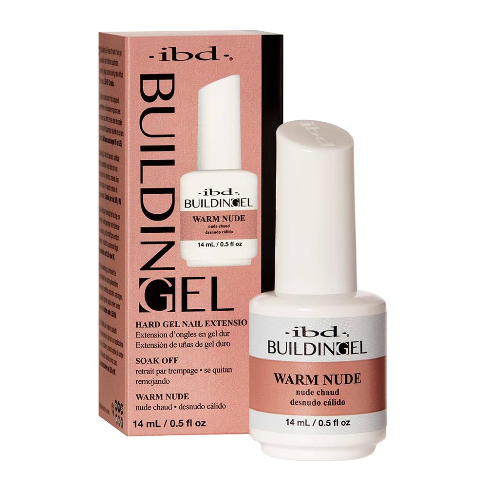 IBD Building Gel – bouteille et pinceau, contrôle précis pour extensions naturelles