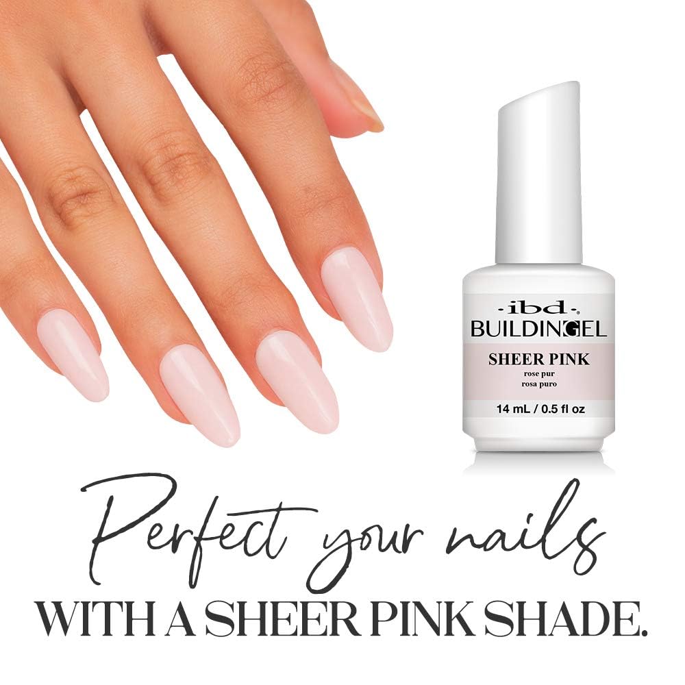 IBD Building Gel Rose Clair, modelage des ongles précis et durable.