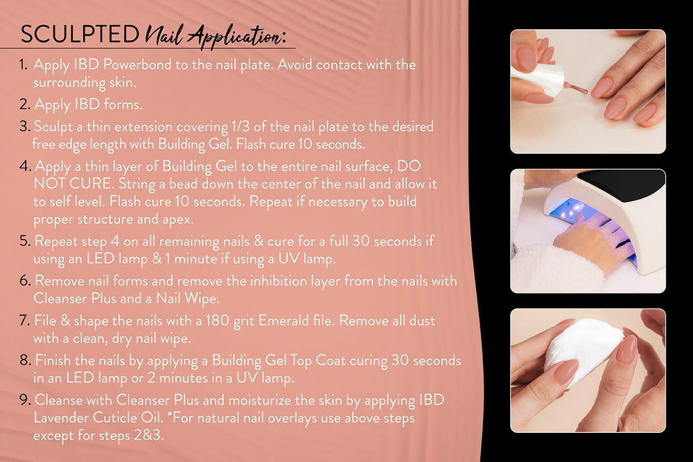 IBD Building Gel – usage professionnel ou à domicile pour des extensions fiables