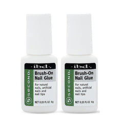 IBD colle ongles pinceau 5 secondes pour fixation rapide et durable.