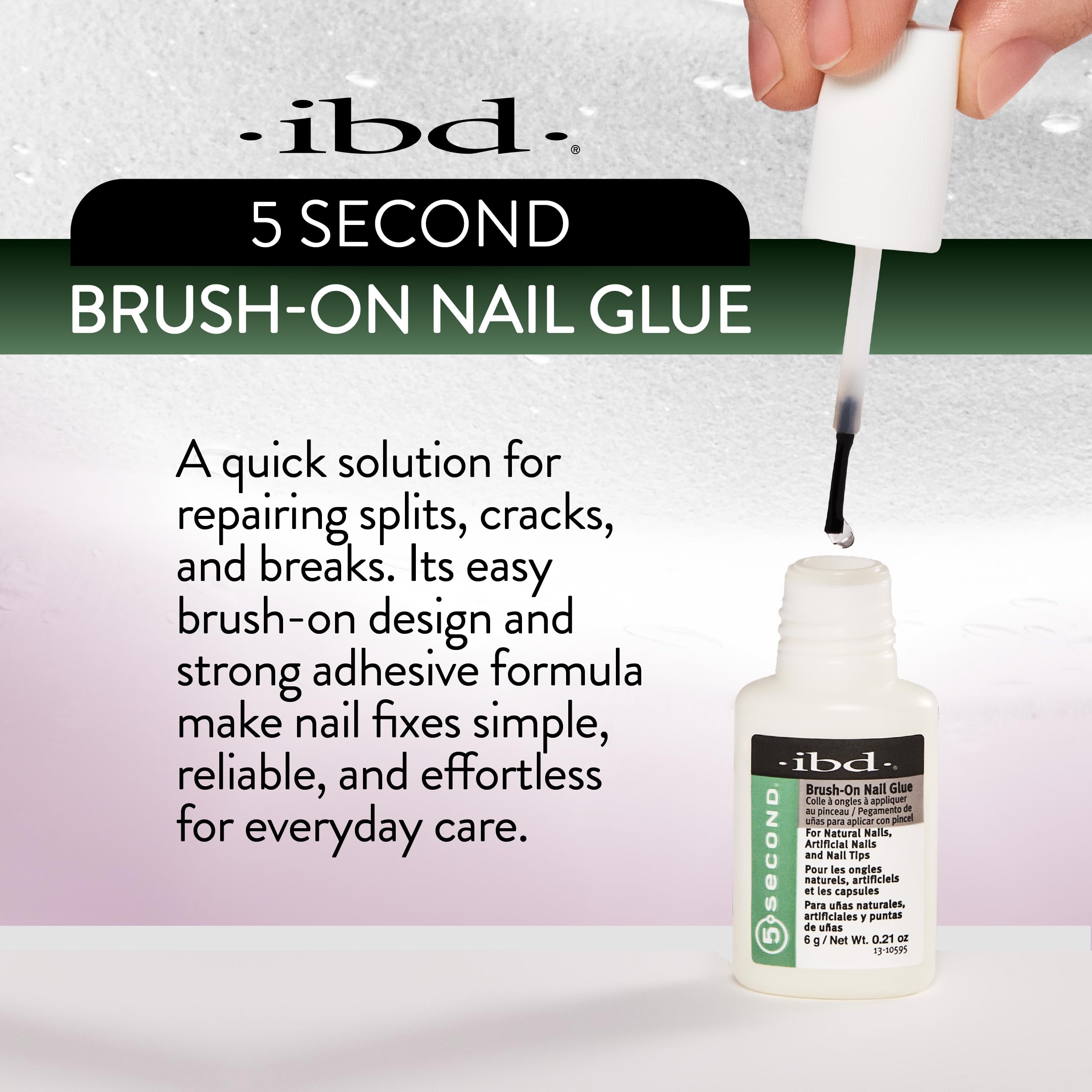 Réparation rapide des ongles cassés avec IBD.