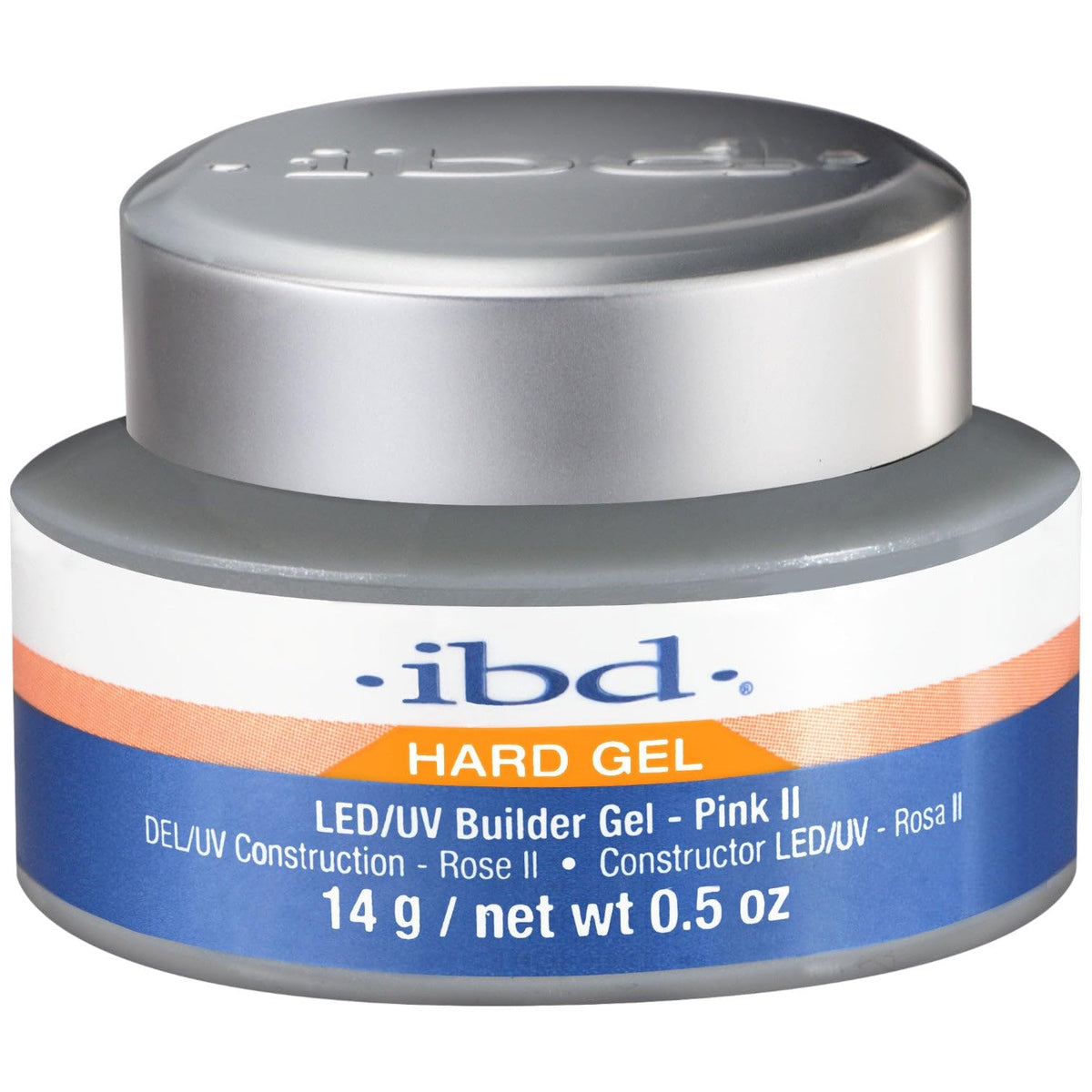 Flacon IBD Gel dur UV Pink II 0,5 oz prêt pour ongles