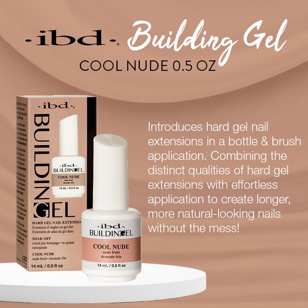 IBD gel de construction, système pinceau précis pour un façonnage net.