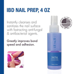 IBD Nettoyage et désinfection des ongles — surface prête à faire adhérer.