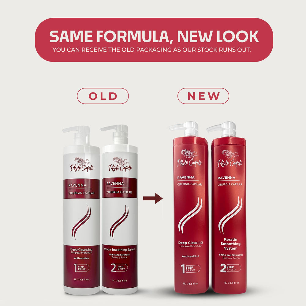 Shampoing profond Ravenna B-tox purifiant les cheveux et préparant la fibre