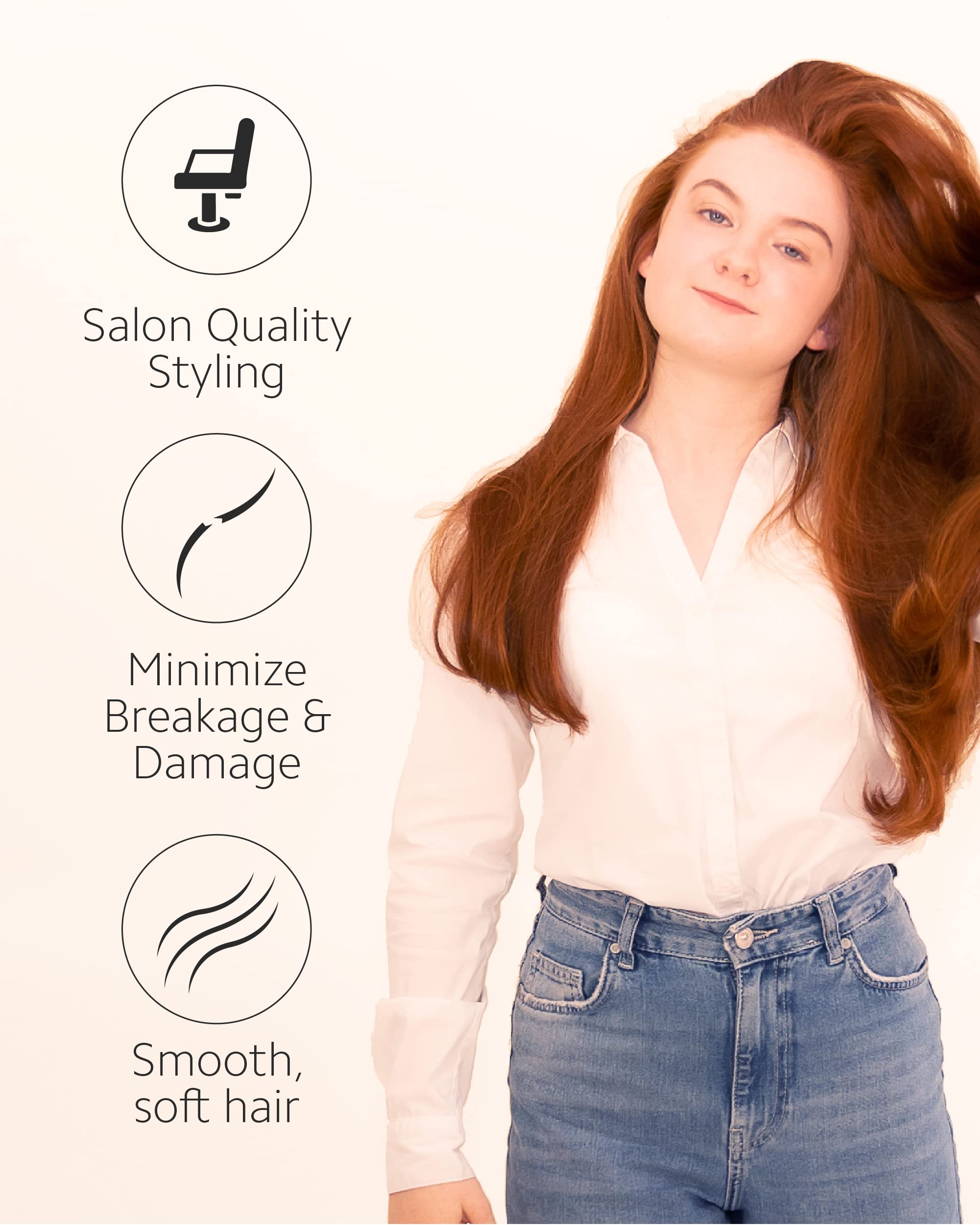 Ibiza Hair pratique et légère pour un coiffage précis sur cheveux