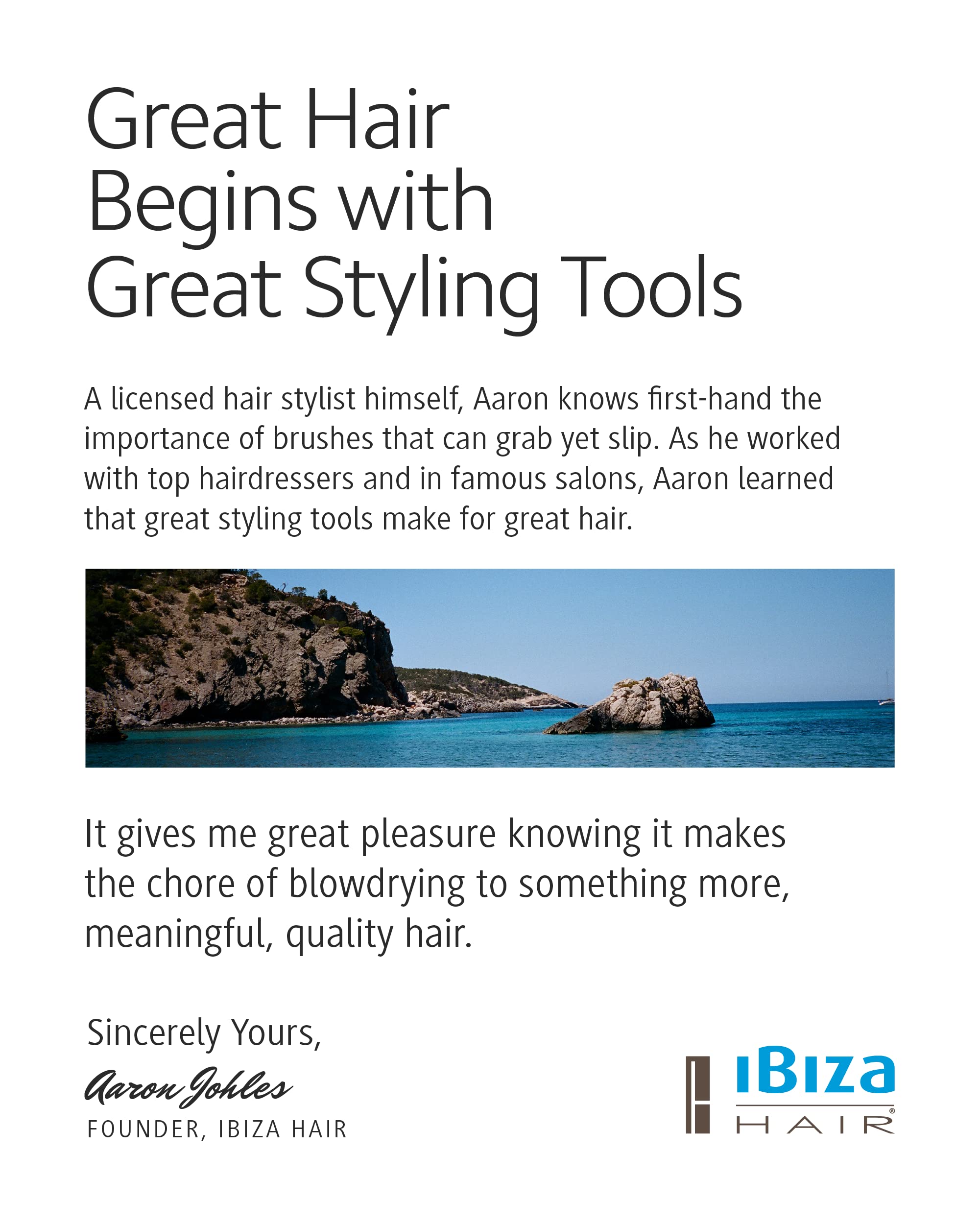 Ibiza Hair brosse fiable et durable pour routine quotidienne