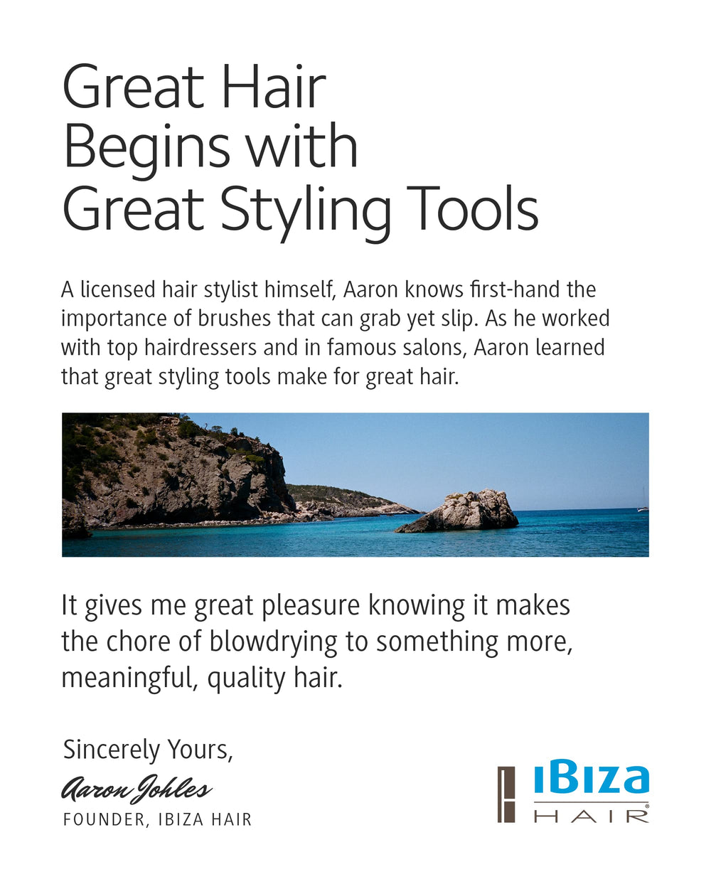 Ibiza Hair brosse fiable et durable pour routine quotidienne
