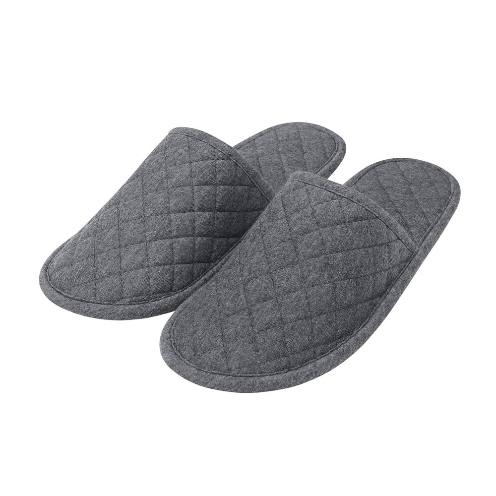 Disponible en gris ou lin clair, chaussons Ibluelover pour pieds confortables.