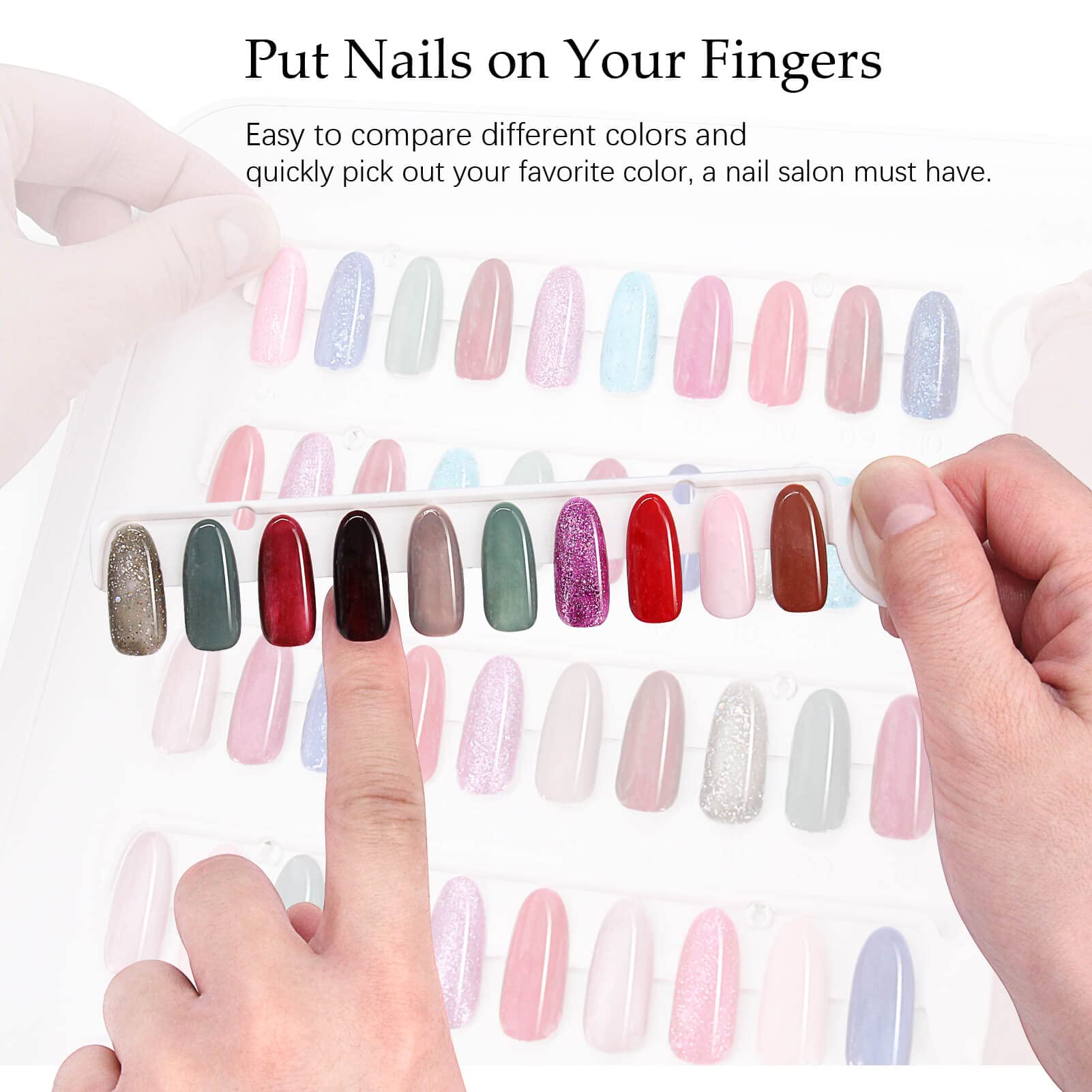 I·B·N G ibng affichage échantillon vernis C10 design élégant et fonctionnel