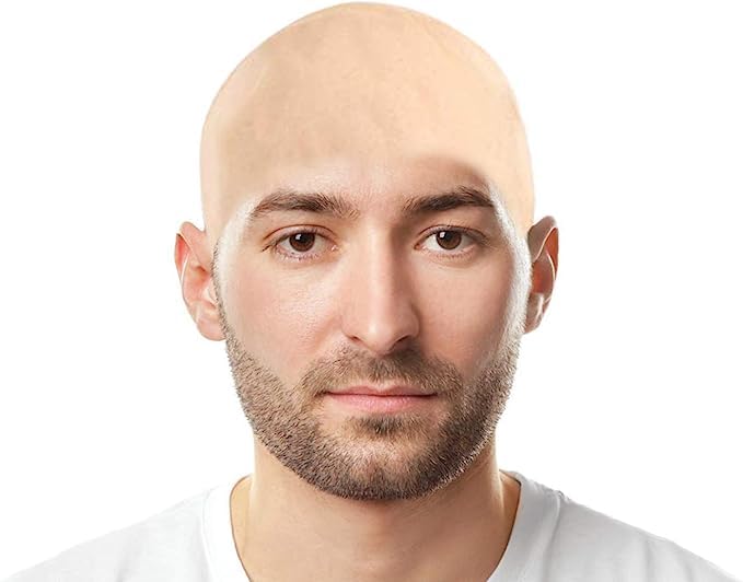 Iceyyyy bald-cap set packaging, présentation compacte et pratique pour le rangement.