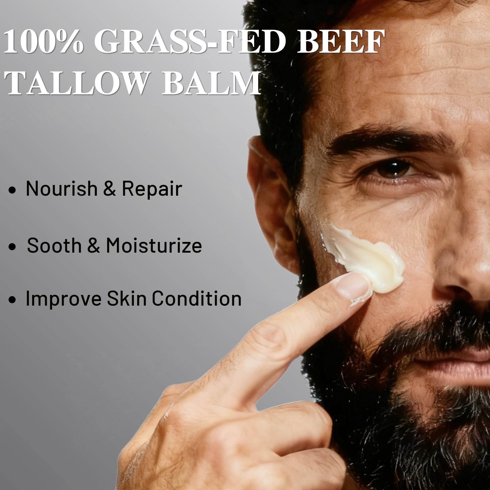 Soin visage et barbe, pour peau douce et poils bien definis.