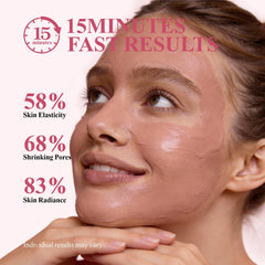 Texture pâte rouge du masque pour une application homogène.