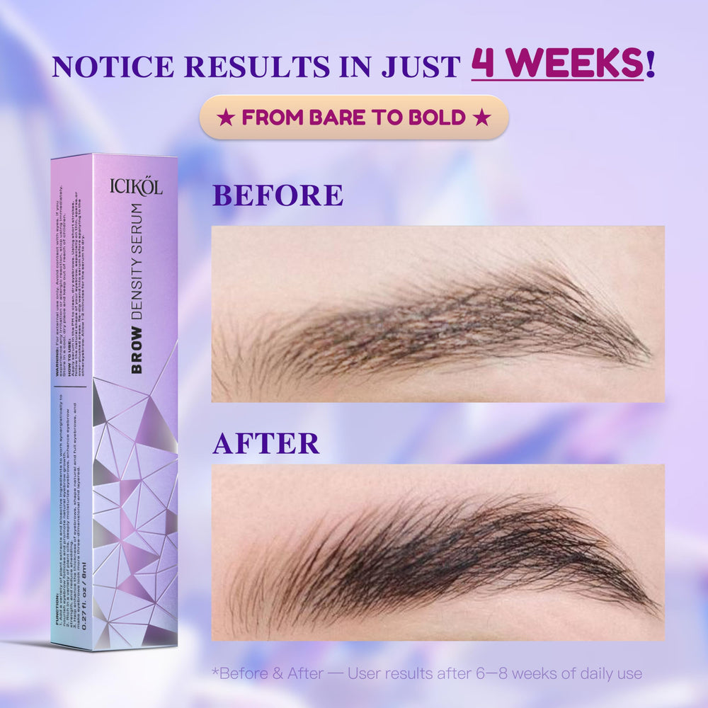 Sérum ICIKOL Sourcils avec emballage double scellé pour sécurité et fiabilité.