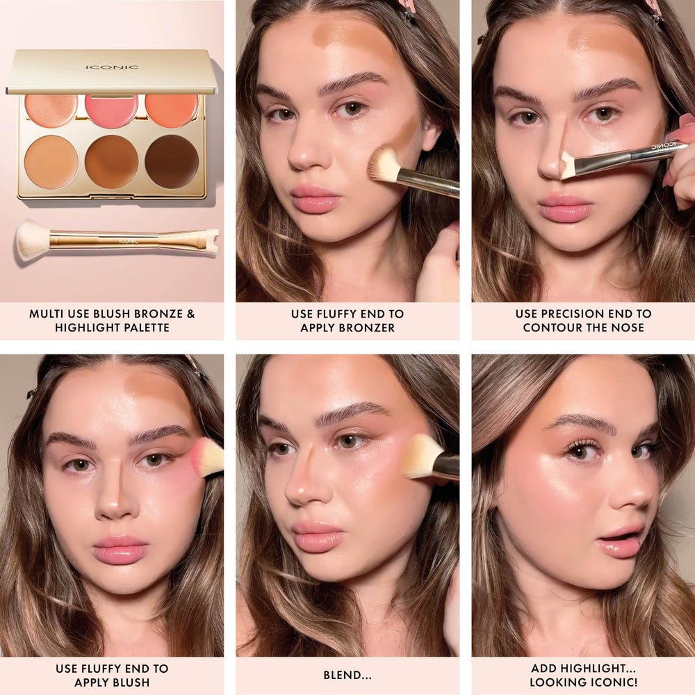 Bronze Light Iconic London swatch, contour léger et naturel.