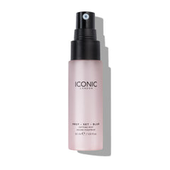 ICONIC LONDON Prep Set Blur brume de fixation diffuse l apparence naturelle de la peau