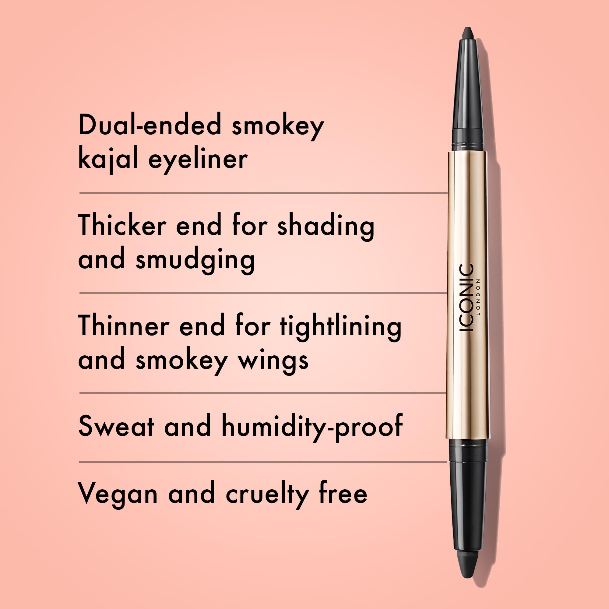 ICONIC LONDON crayon-yeux-prcis-satine pour une ligne nette.