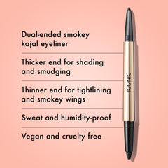 ICONIC LONDON crayon-yeux-prcis-satine pour une ligne nette.