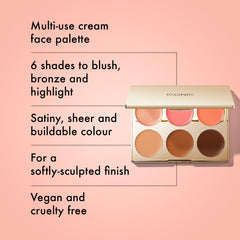 Rose Blush Iconic London swatch sur peau, effet rosé naturel.