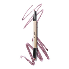 ICONIC LONDON Smokey Eye Duo Eyeliner: emballage et swatches révélant des teintes riches.