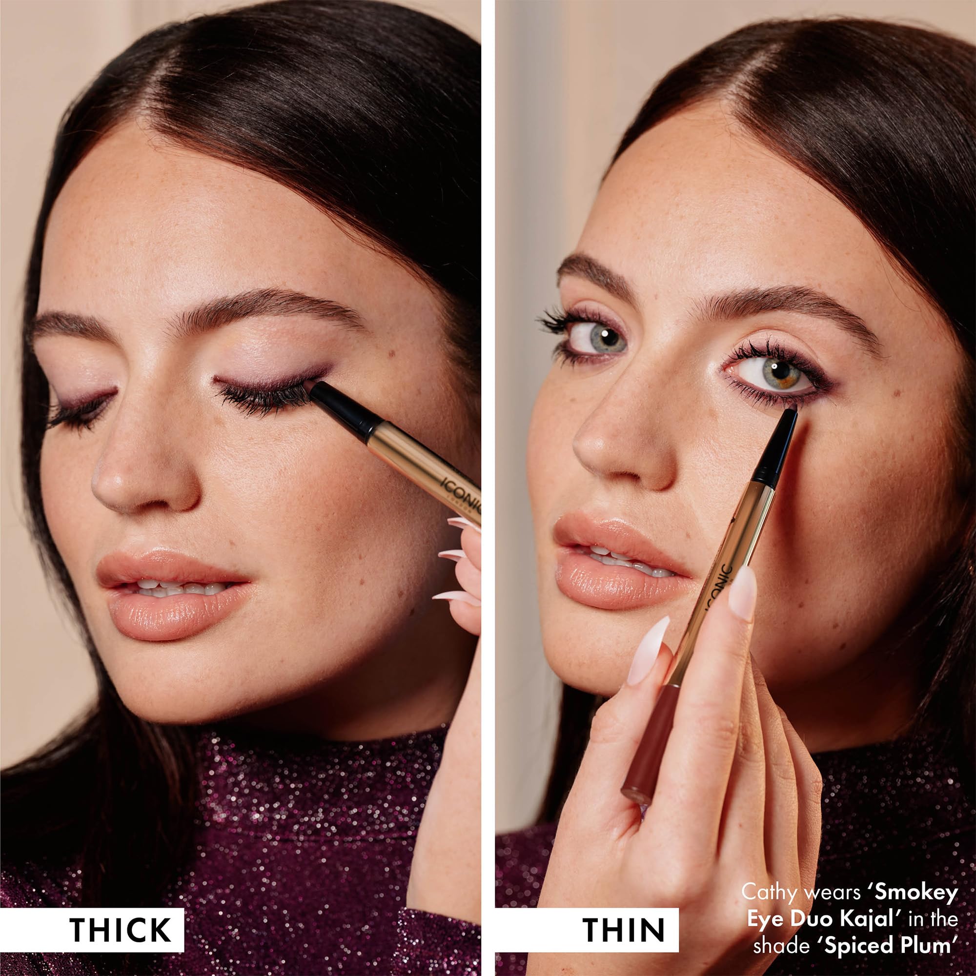 ICONIC LONDON Smokey Eye Duo Eyeliner: vegan et cruelty-free pour une beauté éthique.