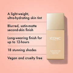 ICONIC LONDON Super Smoother texture et peau seconde peau, unifiée et lisse