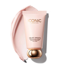ICONIC LONDON Velvet Smooth Primer, bouteille prête pour un teint lisse et prêt