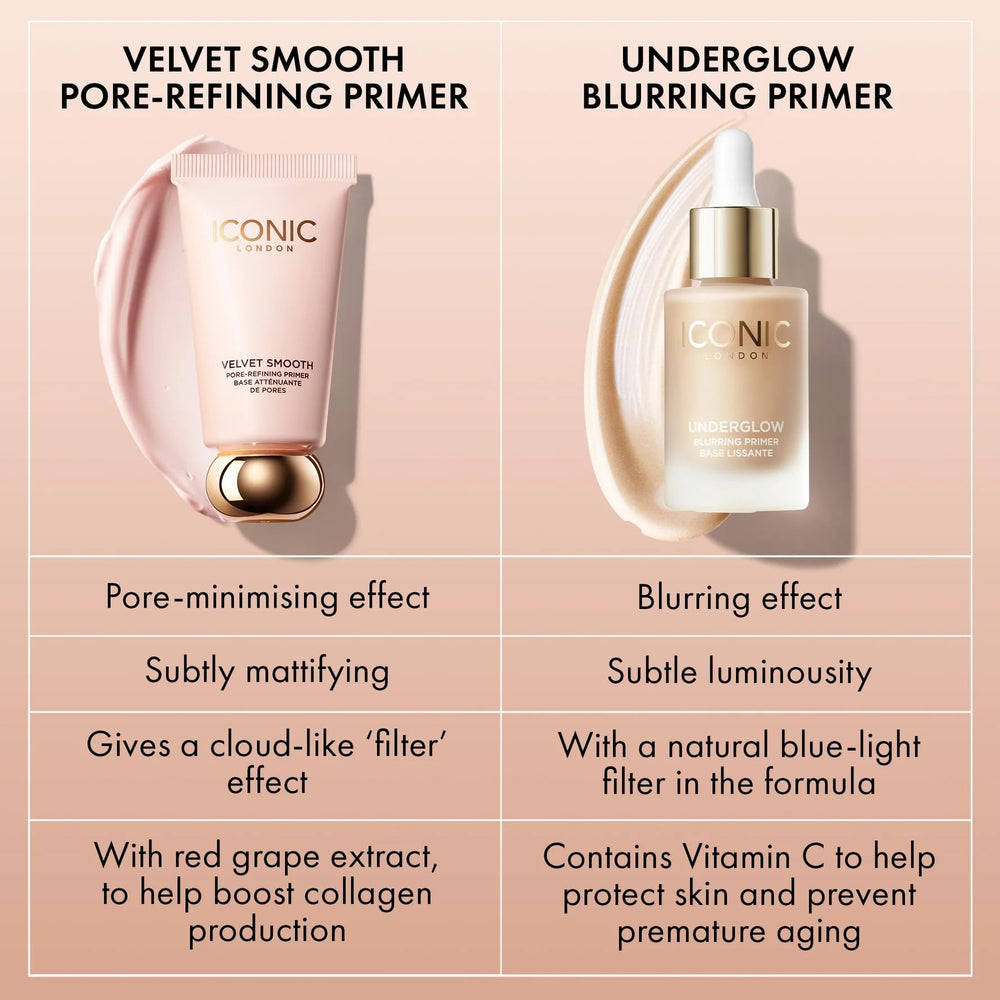 Produit sans cruauté et vegan ICONIC LONDON Velvet Smooth Primer