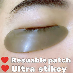 Patchs ICONSIAM lune bleue, utilisation pour extensions de cils