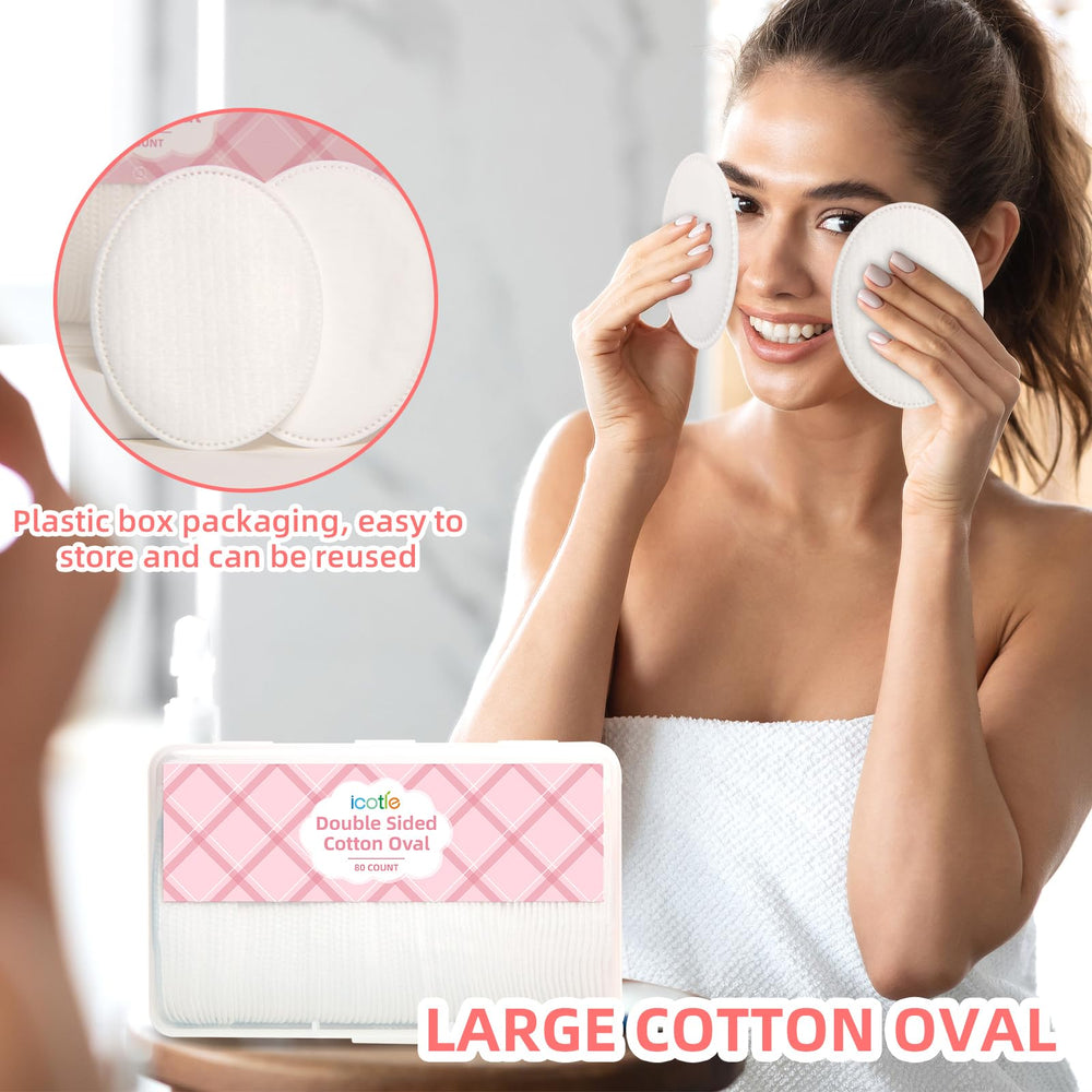 ICOTLE coton ultra-doux, sans peluches pour nettoyage en douceur.