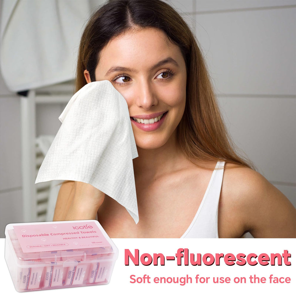 Lingettes compactes ICOTLE adaptées au voyage et aux activités en extérieur.