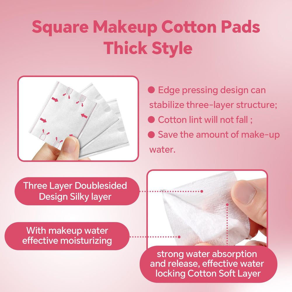 ICOTLE disques coton multifonctions pour démaquillage et nettoyage quotidien.