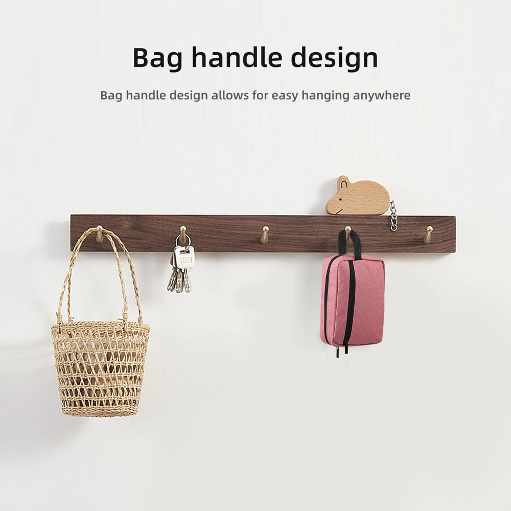 Icramsy sac toilette voyage Rose Poudré rangement simple et élégant en déplacement.