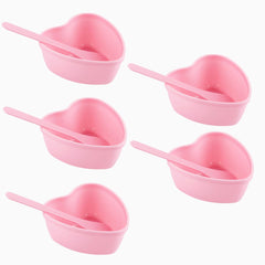 Bols cœur icyhey pour mélanger masques, pratique et hygiénique.