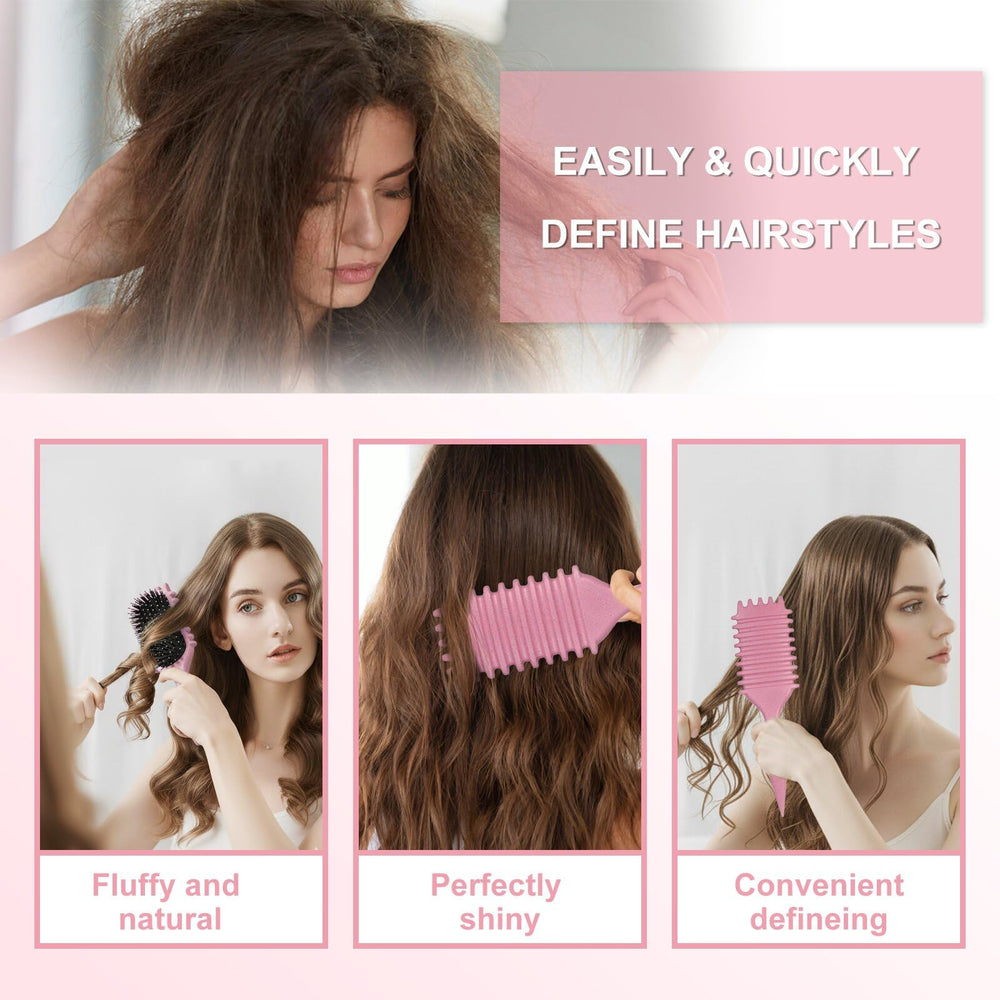 Brosse iDAOLI détange efficacement les boucles sans cassure.